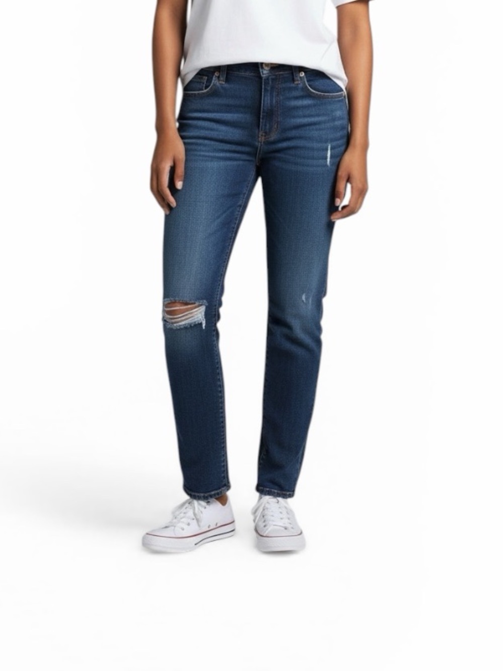 Banana Republic•Distressed Mid Rise Boyfriend Jean